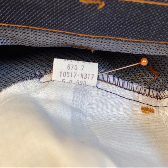 SOLD VTG 70’s Levi’s 517 Sta-Prest Slacks 30x33 - Picture 6 of 10